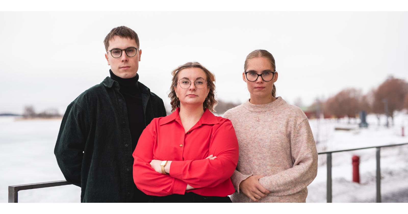 Jonni Kuortti, Emma Lehtonen and Alina Järvipetäjä
