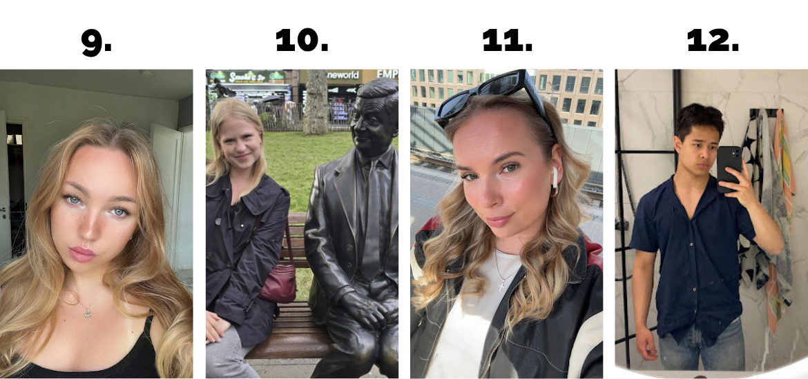 Neljä valokuvaa alla luetelluista tutoreista.