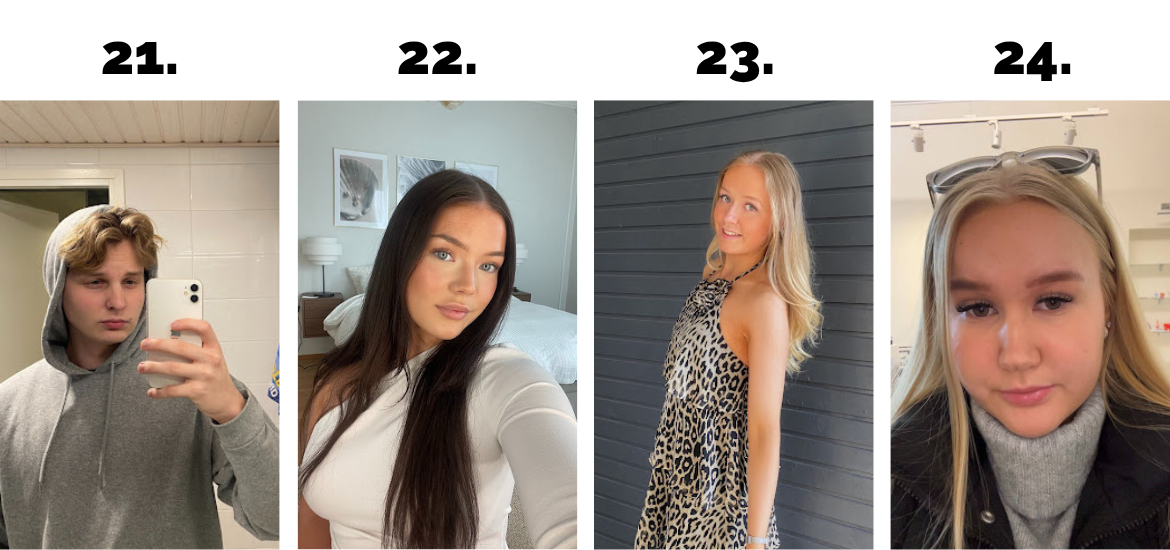 Neljä valokuvaa alla luetelluista tutoreista
