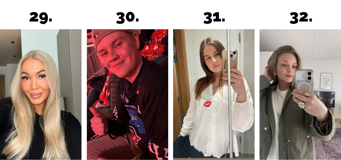 Neljä valokuvaa alla luetelluista tutoreista